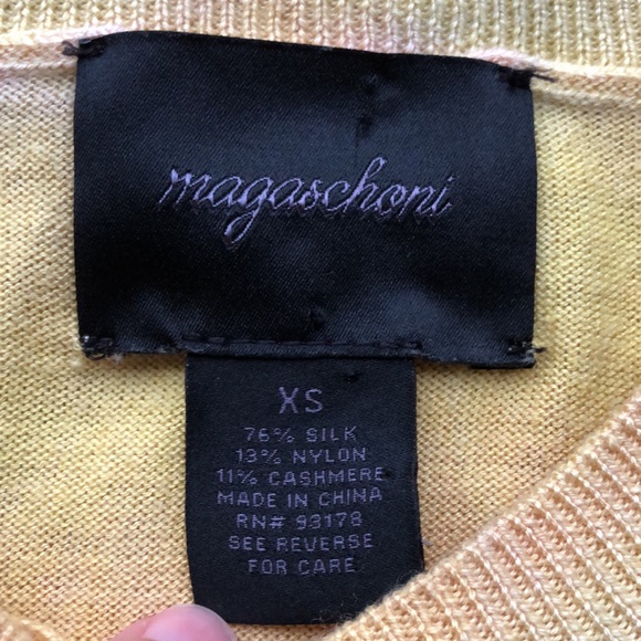 Worn once! - MAGASCHONI Silk & Cashmere Tie Dye Sweater - Picture 2 of 3